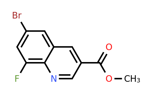 CAS 2306278-42-0 | methyl 6-bromo-8-fluoro-quinoline-3-carboxylate
