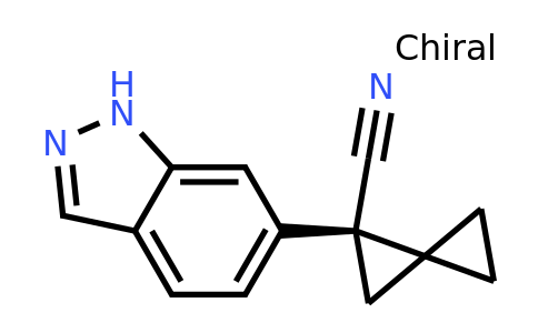 CAS 2307280-28-8 | (2S)-2-(1H-indazol-6-yl)spiro[2.2]pentane-2-carbonitrile
