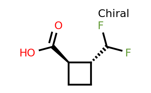 CAS 2307752-00-5 | trans-2-(difluoromethyl)cyclobutanecarboxylic acid