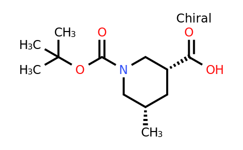 CAS 2307779-49-1 | rac-(3R,5S)-1-[(tert-butoxy)carbonyl]-5-methylpiperidine-3-carboxylic acid