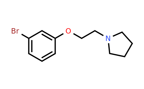 CAS 23136-18-7 | 1-(2-(3-Bromophenoxy)ethyl)pyrrolidine