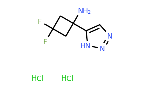 CAS 2316459-16-0 | 3,3-difluoro-1-(1H-triazol-5-yl)cyclobutanamine;dihydrochloride