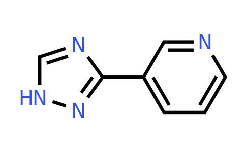 CAS 23195-63-3 | 3-(1H-1,2,4-Triazol-3-yl)pyridine
