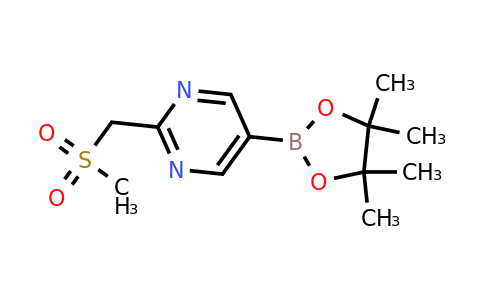 CAS 2323536-06-5 | 2-(methylsulfonylmethyl)-5-(4,4,5,5-tetramethyl-1,3,2-dioxaborolan-2-yl)pyrimidine
