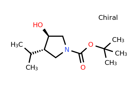 CAS 2325666-07-5 | tert-butyl (3R,4S)-3-hydroxy-4-isopropyl-pyrrolidine-1-carboxylate