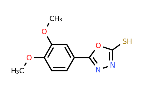 CAS 23269-91-2 | 5-(3,4-dimethoxyphenyl)-1,3,4-oxadiazole-2-thiol
