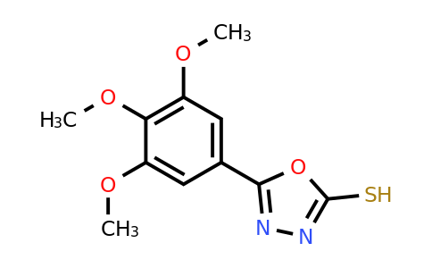 CAS 23269-92-3 | 5-(3,4,5-trimethoxyphenyl)-1,3,4-oxadiazole-2-thiol