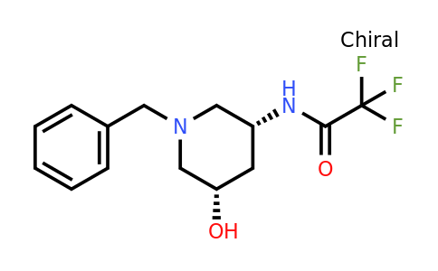 CAS 2331211-68-6 | (3R, 5S)-N-(1-Benzyl-5-hydroxy-piperidin-3-yl)-2,2,2-trifluoro-acetamide