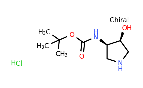 CAS 2331211-72-2 | (3R,4S)-(4-Hydroxy-pyrrolidin-3-yl)-carbamic acid tert-butyl ester hydrochloride