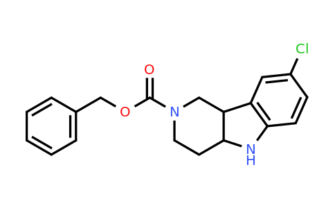 CAS 2331259-64-2 | 8-Chloro-1,3,4,4a,5,9b-hexahydro-pyrido[4,3-b]indole-2-carboxylic acid benzyl ester