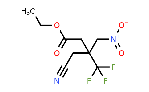 CAS 2331259-74-4 | 4-Cyano-3-nitromethyl-3-trifluoromethyl-butyric acid ethyl ester