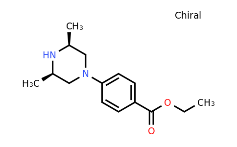 CAS 234082-05-4 | rel-Ethyl 4-((3S,5R)-3,5-dimethylpiperazin-1-yl)benzoate