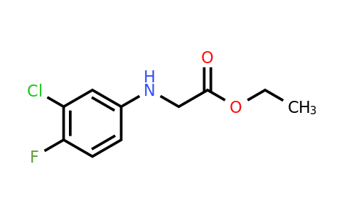 CAS 2344-98-1 | Ethyl 2-((3-chloro-4-fluorophenyl)amino)acetate