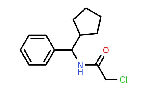 CAS 23459-43-0 | 2-Chloro-N-[cyclopentyl(phenyl)methyl]acetamide