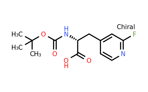 CAS 2349518-92-7 | (2R)-2-(tert-butoxycarbonylamino)-3-(2-fluoro-4-pyridyl)propanoic acid