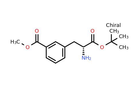 CAS 2349557-62-4 | (R)-3-(2-Amino-2-tert-butoxycarbonyl-ethyl)-benzoic acid methyl ester