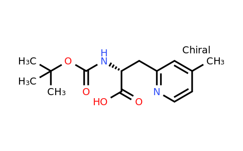 CAS 2349624-50-4 | (2R)-2-(tert-butoxycarbonylamino)-3-(4-methyl-2-pyridyl)propanoic acid