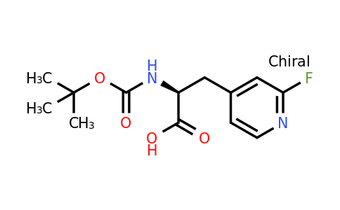 CAS 2350043-03-5 | (2S)-2-(tert-butoxycarbonylamino)-3-(2-fluoro-4-pyridyl)propanoic acid