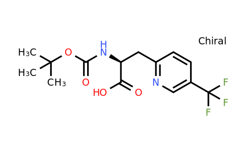 CAS 2350863-56-6 | (2S)-2-(tert-butoxycarbonylamino)-3-[5-(trifluoromethyl)-2-pyridyl]propanoic acid