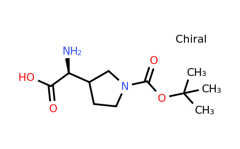 CAS 2351452-46-3 | (2S)-2-amino-2-(1-tert-butoxycarbonylpyrrolidin-3-yl)acetic acid