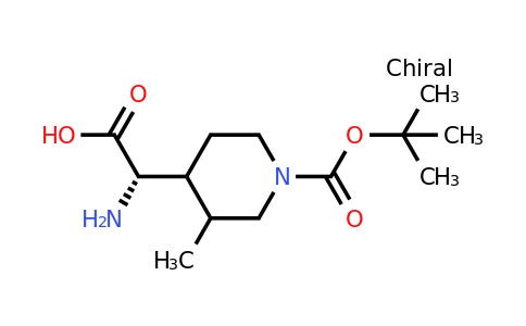CAS 2351579-04-7 | (2S)-2-amino-2-(1-tert-butoxycarbonyl-3-methyl-4-piperidyl)acetic acid