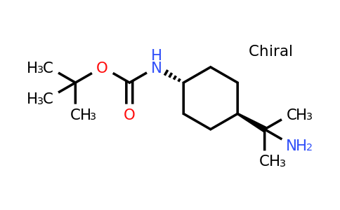 CAS 2354005-87-9 | tert-butyl trans-N-[4-(1-amino-1-methyl-ethyl)cyclohexyl]carbamate