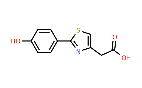 CAS 23551-34-0 | 2-[2-(4-hydroxyphenyl)-1,3-thiazol-4-yl]acetic acid