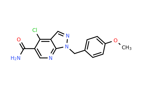 CAS 2355385-19-0 | 4-Chloro-1-(4-methoxy-benzyl)-1H-pyrazolo[3,4-b]pyridine-5-carboxylic acid amide