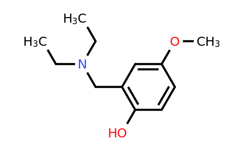 CAS 23562-78-9 | 2-((Diethylamino)methyl)-4-methoxyphenol