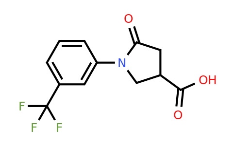 CAS 2357-26-8 | 5-oxo-1-[3-(trifluoromethyl)phenyl]pyrrolidine-3-carboxylic acid
