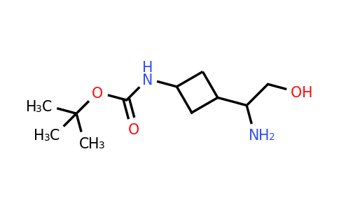 CAS 2357607-75-9 | tert-butyl N-[3-(1-amino-2-hydroxy-ethyl)cyclobutyl]carbamate