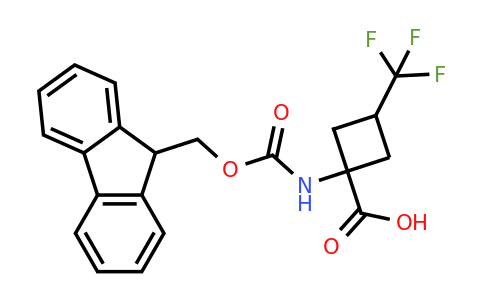 CAS 2357927-56-9 | 1-(9H-fluoren-9-ylmethoxycarbonylamino)-3-(trifluoromethyl)cyclobutanecarboxylic acid