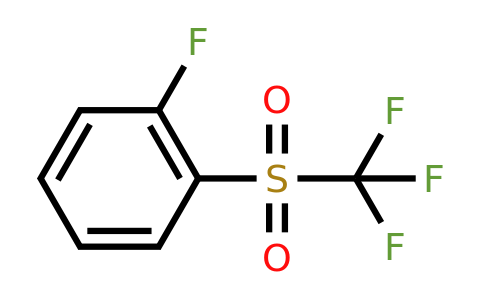 CAS 2358-41-0 | 1-Fluoro-2-[(trifluoromethyl)sulfonyl]benzene