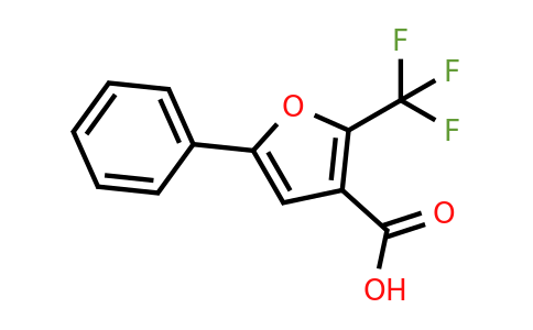 CAS 23584-85-2 | 5-Phenyl-2-(trifluoromethyl)-3-furoic acid