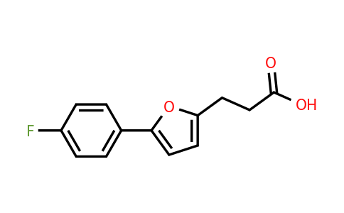 CAS 23589-03-9 | 3-(5-(4-Fluorophenyl)furan-2-yl)propanoic acid
