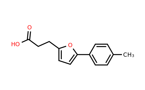 CAS 23589-06-2 | 3-(5-(p-Tolyl)furan-2-yl)propanoic acid