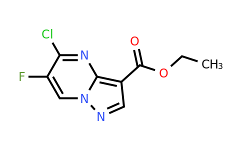 CAS 2359650-50-1 | ethyl 5-chloro-6-fluoro-pyrazolo[1,5-a]pyrimidine-3-carboxylate