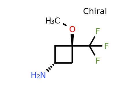 CAS 2361598-70-9 | trans-3-methoxy-3-(trifluoromethyl)cyclobutanamine