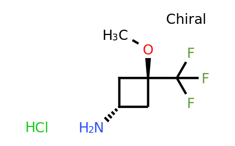 CAS 2361598-71-0 | trans-3-methoxy-3-(trifluoromethyl)cyclobutanamine;hydrochloride