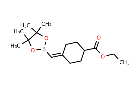 CAS 2365173-46-0 | ethyl 4-[(4,4,5,5-tetramethyl-1,3,2-dioxaborolan-2-yl)methylene]cyclohexanecarboxylate