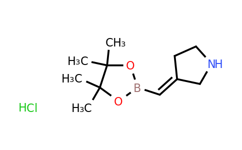 CAS 2365173-81-3 | (3E)-3-[(4,4,5,5-tetramethyl-1,3,2-dioxaborolan-2-yl)methylene]pyrrolidine;hydrochloride