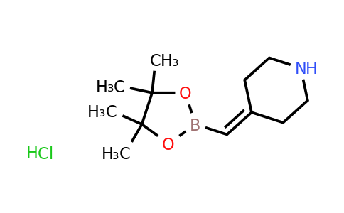 CAS 2365173-85-7 | 4-[(4,4,5,5-tetramethyl-1,3,2-dioxaborolan-2-yl)methylene]piperidine;hydrochloride