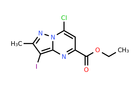 CAS 2365242-44-8 | ethyl 7-chloro-3-iodo-2-methyl-pyrazolo[1,5-a]pyrimidine-5-carboxylate