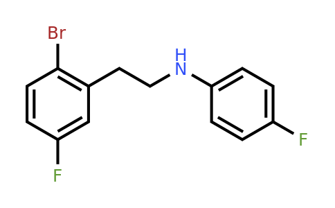 CAS 2365419-77-6 | [2-(2-Bromo-5-fluoro-phenyl)-ethyl]-(4-fluoro-phenyl)-amine