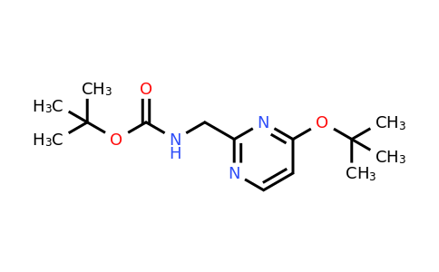 CAS 2365420-00-2 | (4-tert-Butoxy-pyrimidin-2-ylmethyl)-carbamic acid tert-butyl ester