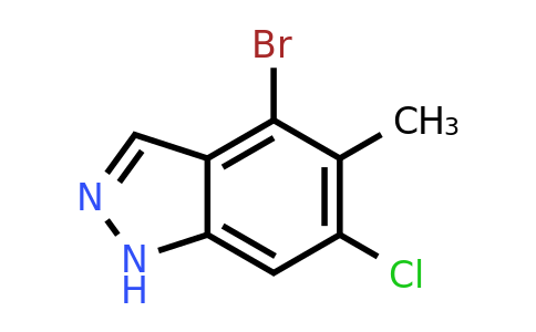 CAS 2368909-49-1 | 4-bromo-6-chloro-5-methyl-1H-indazole