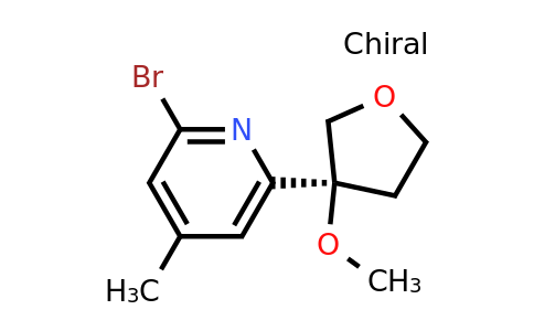 CAS 2368946-04-5 | 2-bromo-6-[(3S)-3-methoxytetrahydrofuran-3-yl]-4-methyl-pyridine