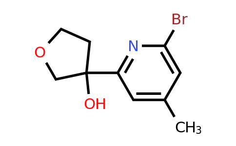 CAS 2368946-05-6 | 3-(6-bromo-4-methyl-2-pyridyl)tetrahydrofuran-3-ol
