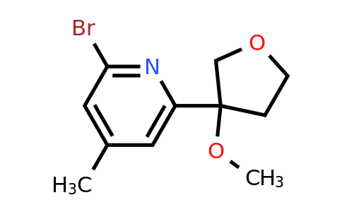 CAS 2368946-06-7 | 2-bromo-6-(3-methoxytetrahydrofuran-3-yl)-4-methyl-pyridine