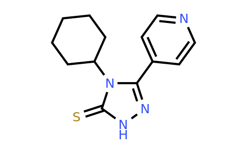 CAS 23714-52-5 | 4-cyclohexyl-3-(pyridin-4-yl)-4,5-dihydro-1H-1,2,4-triazole-5-thione